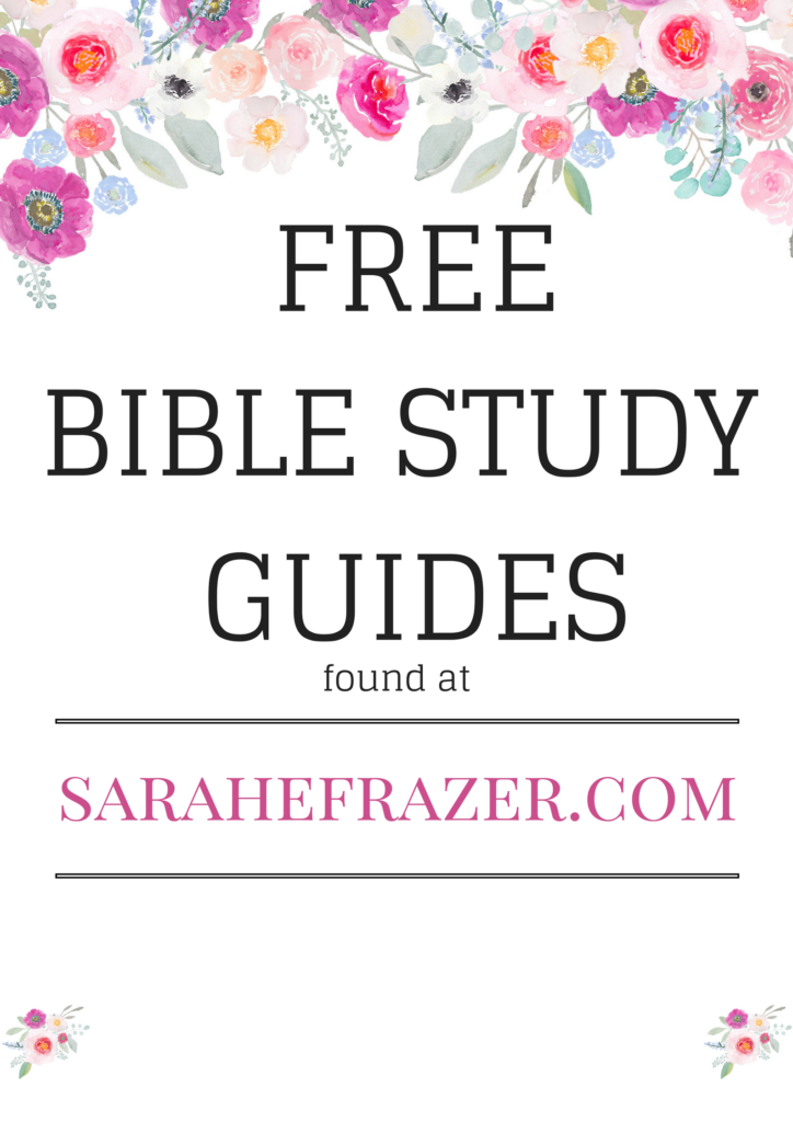 Free Printable Bible Study Guides